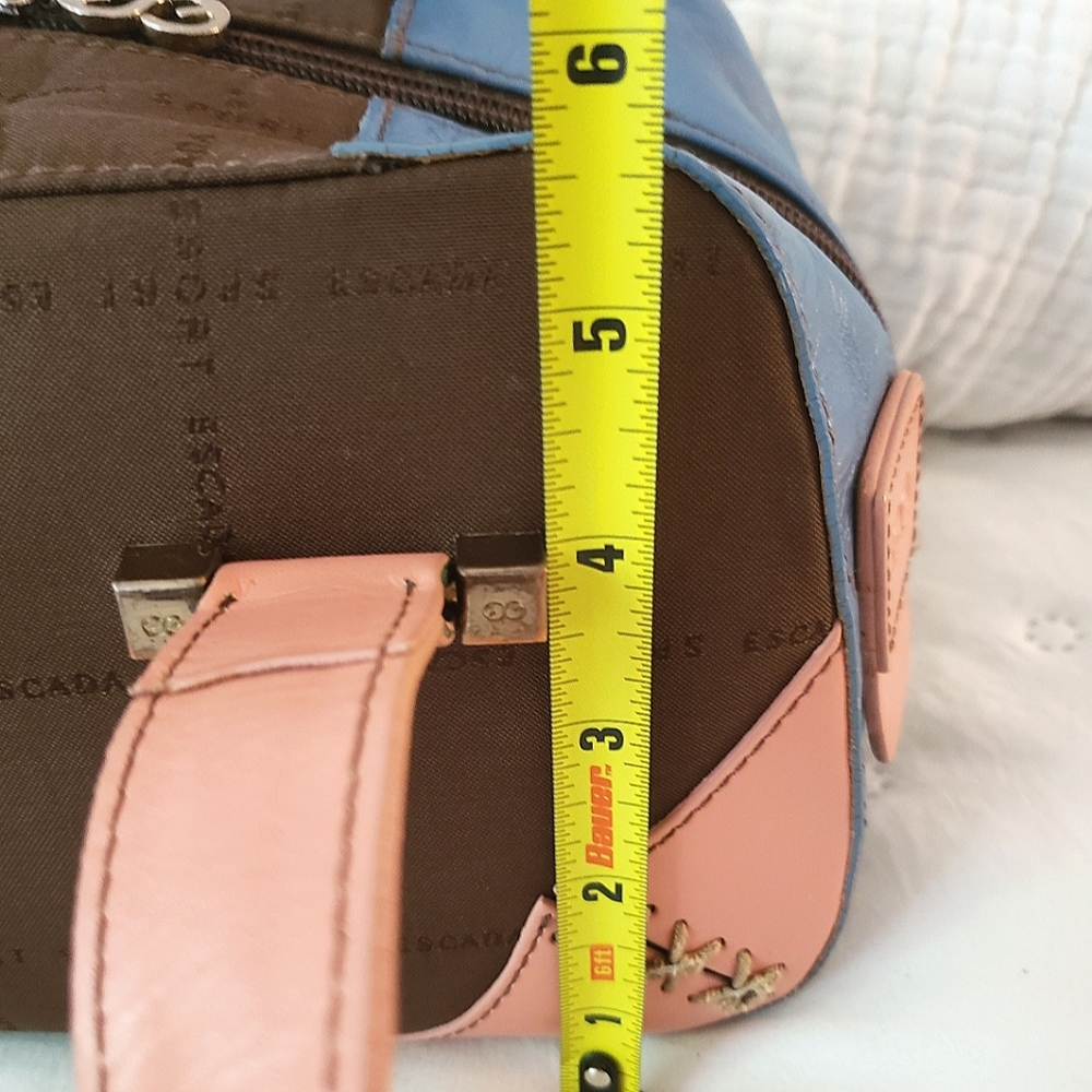 Escada Colorblock Mini Bowler handbag - Picture 12 of 12
